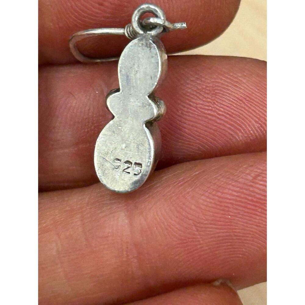 Sterling Silver Moonstone Opal Earrings - Picture 3 of 6